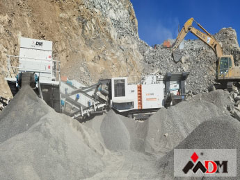 四川西昌时产150吨硬质岩移动破碎生产线